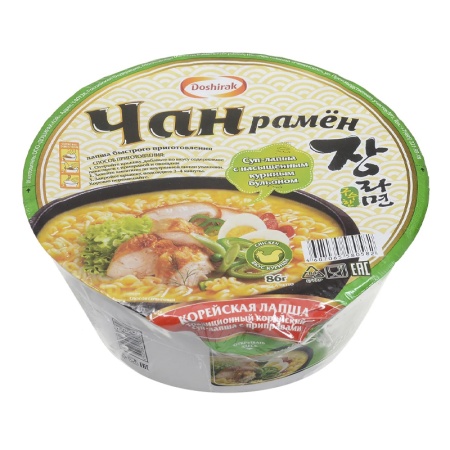 Лапша Доширак Чан Рамен Вкус Курицы 86гр Конт