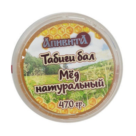 Мед Апивита Натуральный (степной) 470гр Вед