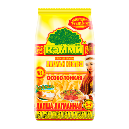 Лапша Premium Кэмми Лагманная 200гр фл/п