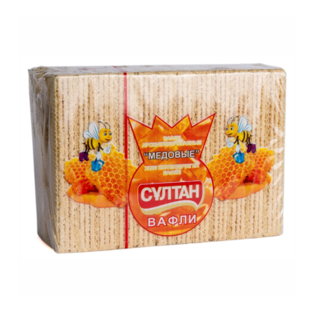 Вафли Султан Медовые 400гр Пленка