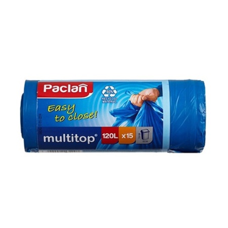Мешки Paclan Multitop д/мусора 70*110см 120л 15шт