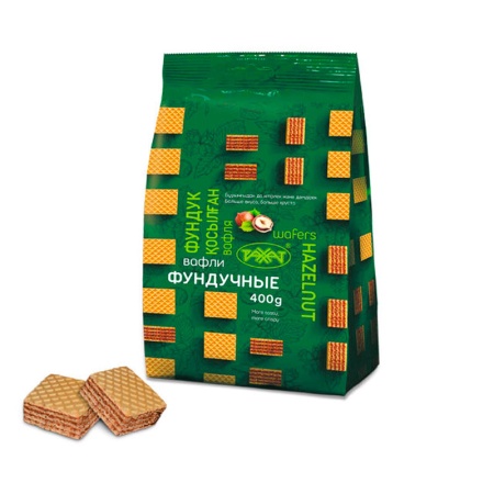 Вафли Рахат Фундучные 400гр п/п