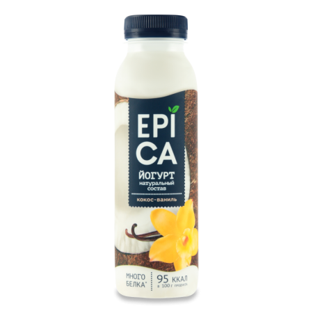 Йогурт 3.6% кокос-ваниль Epica п/бут 290г