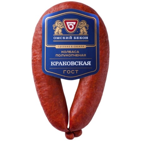 Колбаса Омский Бекон Краковская п/к в/у кг