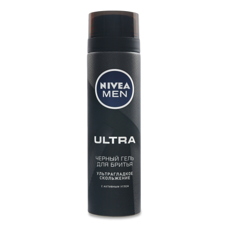 Гель Для Бритья Черный Ultra Nivea Men 200мл