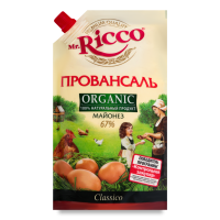 Майонез mr Ricco Провансаль 67% 400мл д/п.