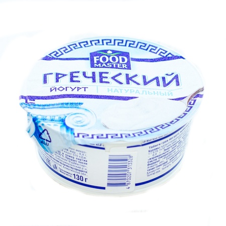 Йогурт Food Master Натуральный Греческий 300гр Стак