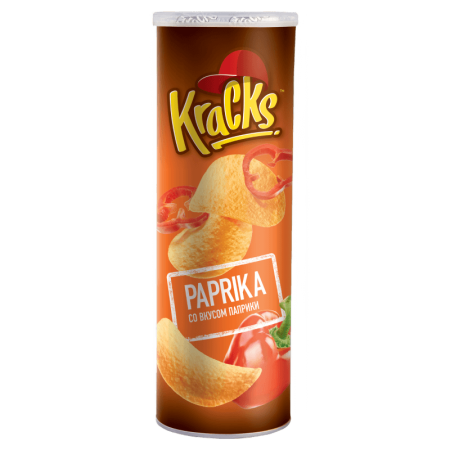 Чипсы Kracks Паприка 160гр