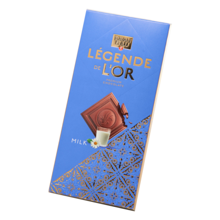 Шоколад Legende de l`or Milk 100гр Кнврт