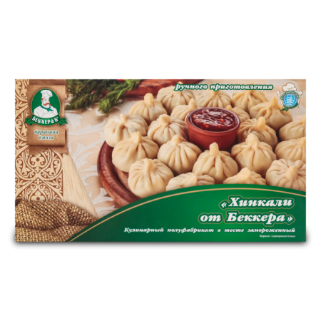 Хинкали Ручного Приготовления Замороженные баранина-кинза от Беккера беккер&к к/у 900г