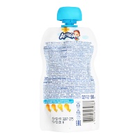 Пюре Для Детей от 6мес фруктово-молочное со Вкусом Печенья яблоко-творог Агуша д/п 90г