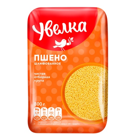 Крупа Увелка Пшено 800гр