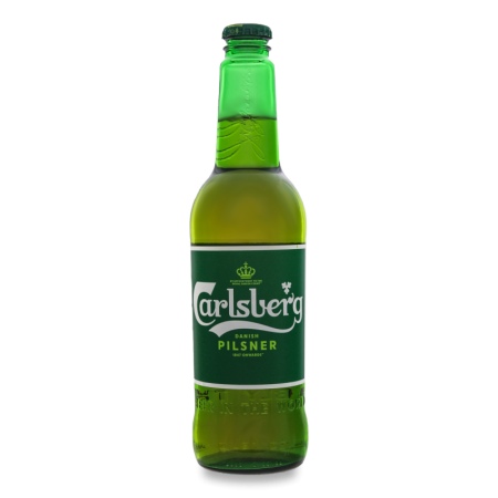 Пиво 0.45л 5% Светлое Пастеризованное Carlsberg Бут