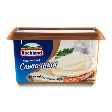 Сыр Плавленый 55% Сливочный Hochland п/у 400г