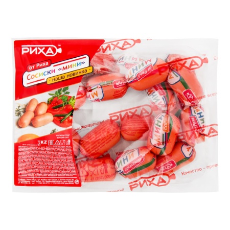 Сосиски Риха Мини в/с 450гр шт газ/у Сосиски Риха Мини в/с 450гр шт газ/у