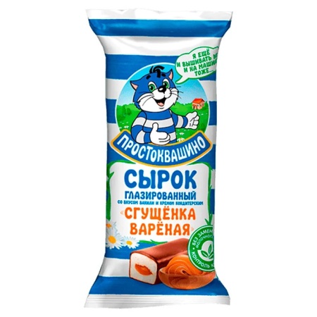 Сырок Простоквашино Глаз Сгущенка Вар 40гр фл/п Сырок Простоквашино Глаз Сгущенка Вар 40гр фл/п