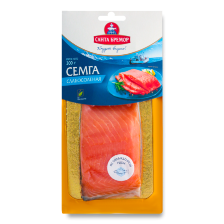 Семга филе-кусок Санта Бремор с/с в/у 300г