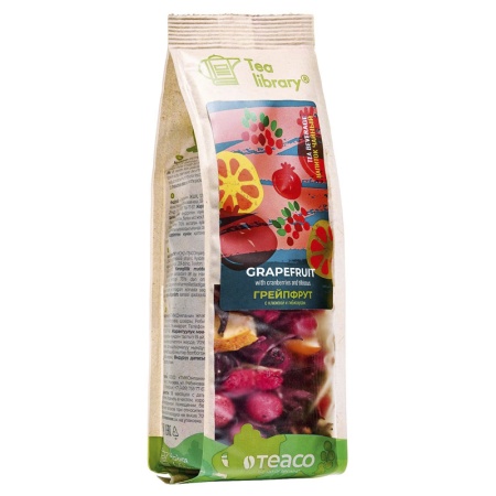 Чайный Напиток Teaco Грейпфрукт с Клюквой и Гибискусом 100гр стаб/б