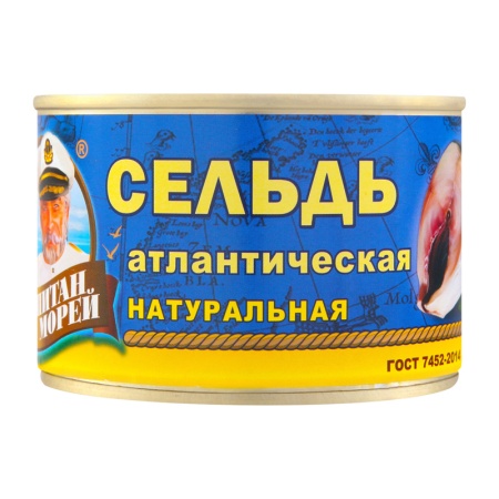 Сельдь Капитан Морей Атлантическая Нат 240гр ж/б