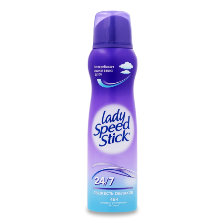 Дезодорант Lady Speed Stick Спрей Свежесть Облаков 150мл