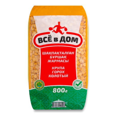 Крупа Горох Колотый Всё в Дом м/у 800г