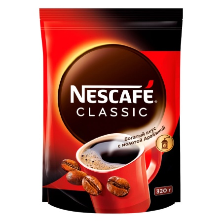 Кофе Nescafe Classic Растворимый 320гр стаб/б