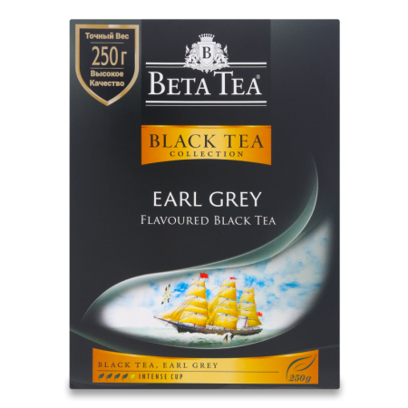 Чай Beta Earl Grey Лист Черн 250гр Кор