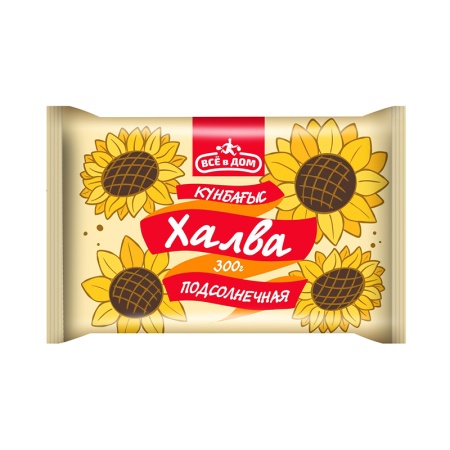 Халва Всё в Дом Подсолнечная 300гр фл/п