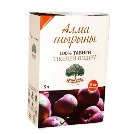 Сок Amal Bio Ябл Натуральный 3л Кор