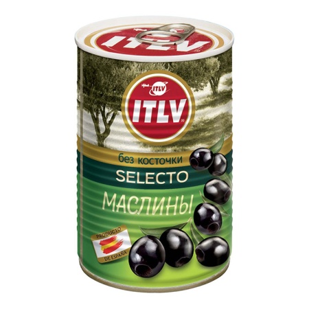 Маслины Itlv б/к 425мл ж/б