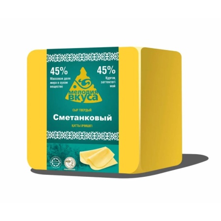 Сыр Мелодия Вкуса Сметанковый 50 % кг