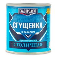 Продукт Сгущенный 8.5% Сгущенка с Сахаром Cтоличная Главпродукт ж/б 380г Продукт Сгущенный 8.5% Сгущенка с Сахаром Cтоличная Главпродукт ж/б 380г