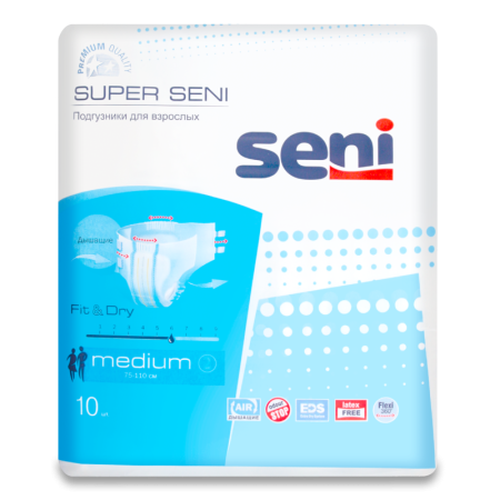 Подгузники Для Взрослых Medium Super Seni 10шт