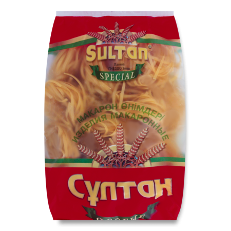 Изделия Макаронные Лапша Гнездо 2мм Sultan м/у 400г