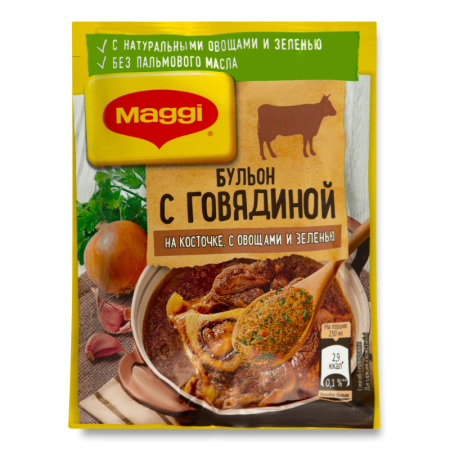 Бульон Порошковый с Говядиной на Косточке Maggi м/у 90г