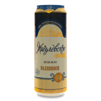 Пиво 0.45л 4.5% Светлое Пастеризованное Разливное Жигулевское ж/б