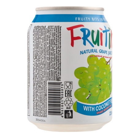 Напиток Fruiting Виноградный Сок с Кусочками Кокоса 238мл ж/б