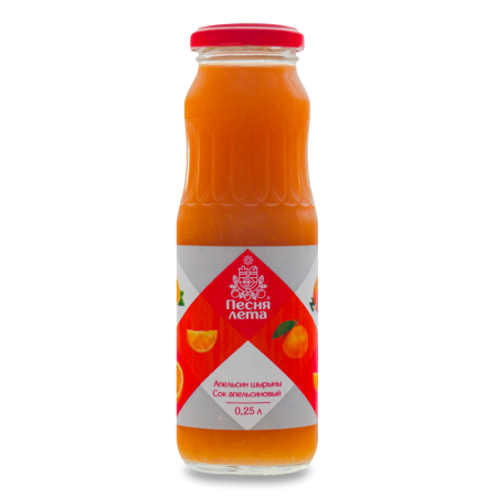 Сок Апельсиновый Песня Лета с/бут 0.25л