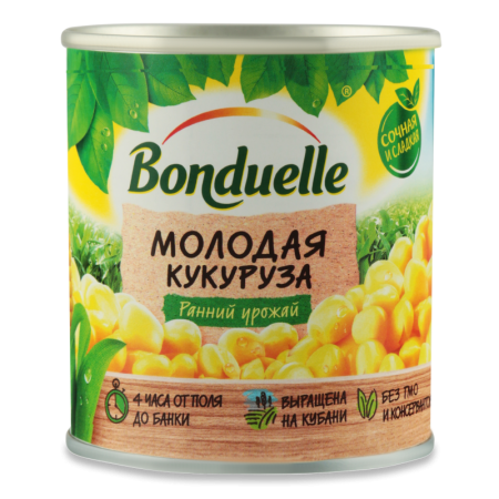 Кукуруза Молодая Bonduelle ж/б 170г