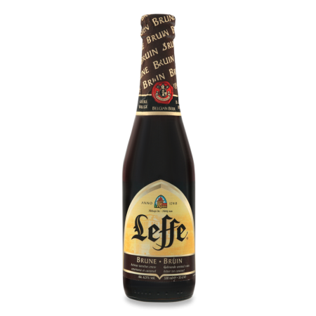 Пиво 0.33л 6.5% Темное Пастеризованное Brune Leffe Бут