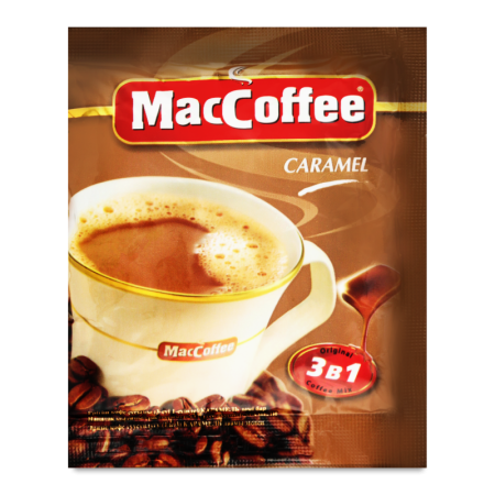 Кофе Maccoffee 3в1 Карамель 10пак