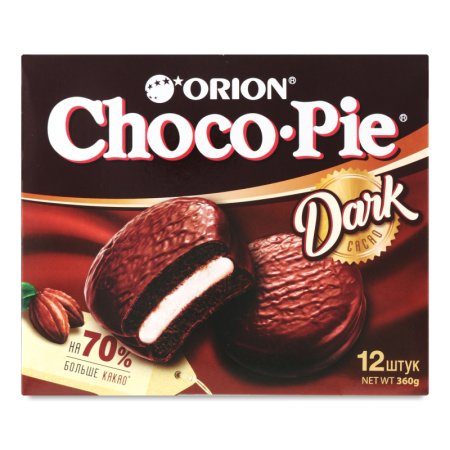 Изделие Кондитерское Мучное в Глазури Choco Pie Dark Orion к/у 12x30г