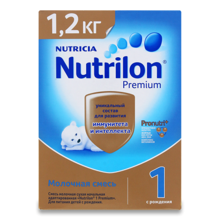 Смесь Nutrilon Premium 1 Мол c Рождения 1200гр Кор