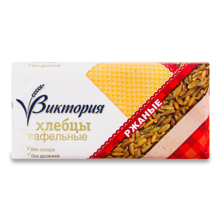Хлебцы Вафельные Ржаные Виктория м/у 60г