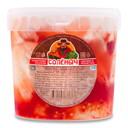 Капуста Квашеная Острая Пелюстка Солёныч Ведро 850г