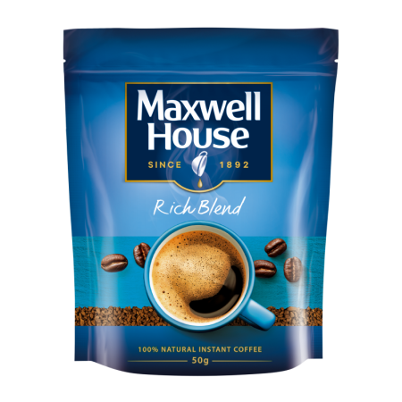 Кофе Maxwell House Rich Blend 50гр стаб/б Кофе Maxwell House Rich Blend 50гр стаб/б