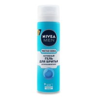 Гель Для Бритья Активный Чистая Кожа Nivea Men 200мл Гель Для Бритья Активный Чистая Кожа Nivea Men 200мл