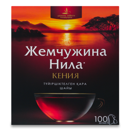 Чай Черный Байховый Гранулированный Кения Жемчужина Нила к/у 100х2г