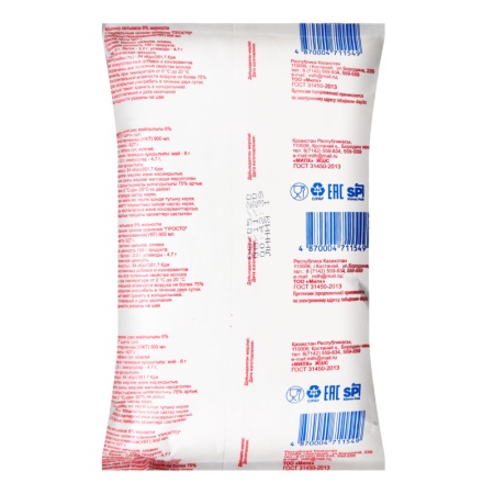 Молоко 6% Ультрапастеризованное Просто м/у 0.9л