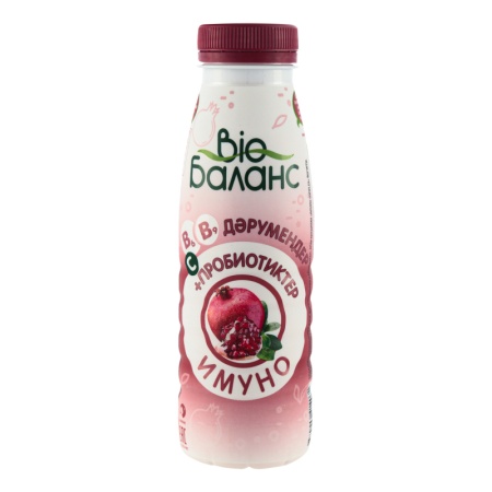 Йогурт Bio Баланс Имуно Гранат витамины+прибиотики 310гр п/б